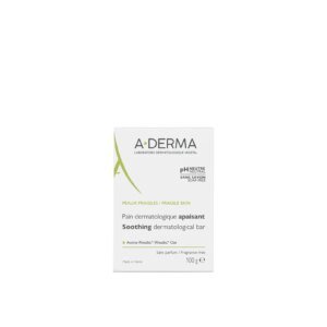A-Derma Dermatological Soothing Cleansing Bar Fragrance-Free 100g (3.53oz)